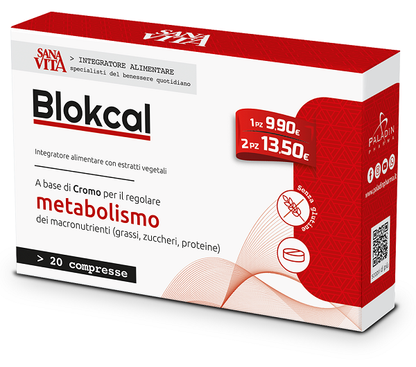 SANAVITA BLOKCAL 20 COMPRESSE - FARMACIA33