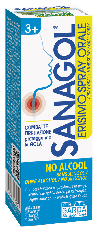 SANAGOL SPRAY ERISIMO SENZA ALCOOL 20 ML - FARMACIA33