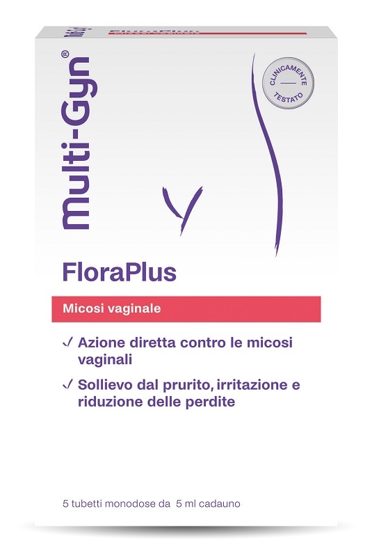 FLORAPLUS MULTI-GYN CANDIDOSI VAGINALE 5 TUBETTI X 5 ML - FARMACIA33
