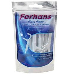 FORHANS ARCHETTI INTERDENTALI FLOSS PICKS 36PZ - FARMACIA33