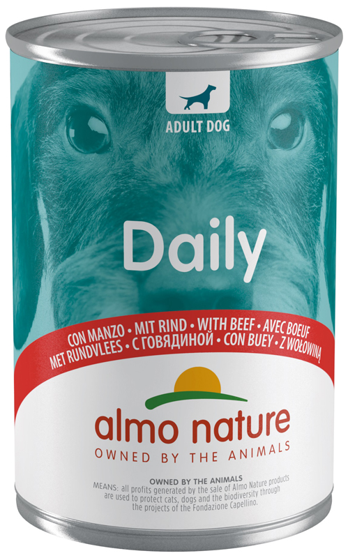 ALMO NATURE DOGS DAILY MENU CON MANZO 400G - FARMACIA33