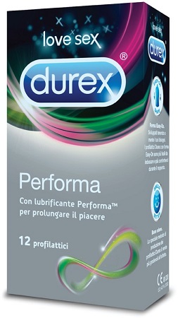 PROFILATTICO DUREX PERFORMA 12 PEZZI - FARMACIA33