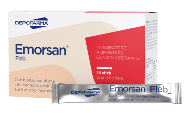 EMORSAN FLEB 14 STICK PACK DA 15 ML - FARMACIA33