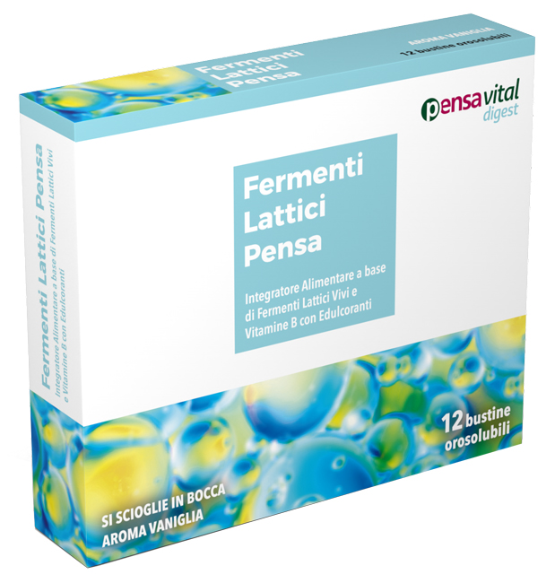 FERMENTI LATTICI VIVI E VITAMINE B 12 VANIGLIA BUSTINE OROSOLUBILI - FARMACIA33