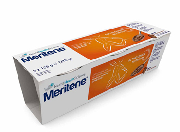 MERITENE CREMA CIOCCOLATO 3 VASETTI X 125 G - FARMACIA33