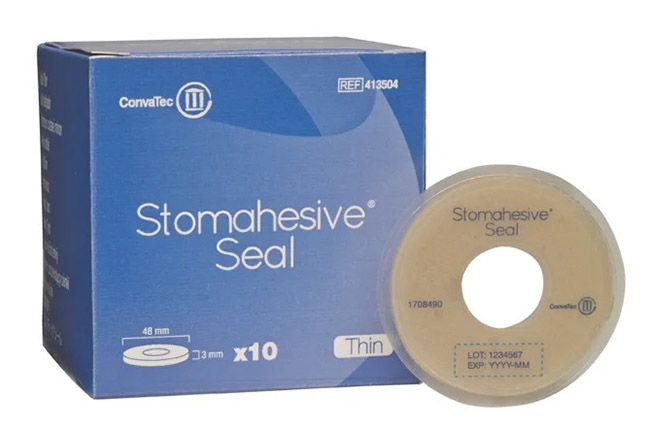 ANELLO STOMIA STOMAHESIVE SEAL FORO APERTURA 18MM DIAMETRO 48MM 10 PEZZI - FARMACIA33