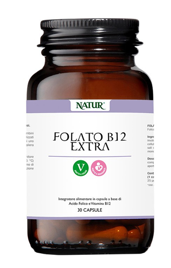 FOLATO B12 EXTRA 30 CAPSULE - FARMACIA33