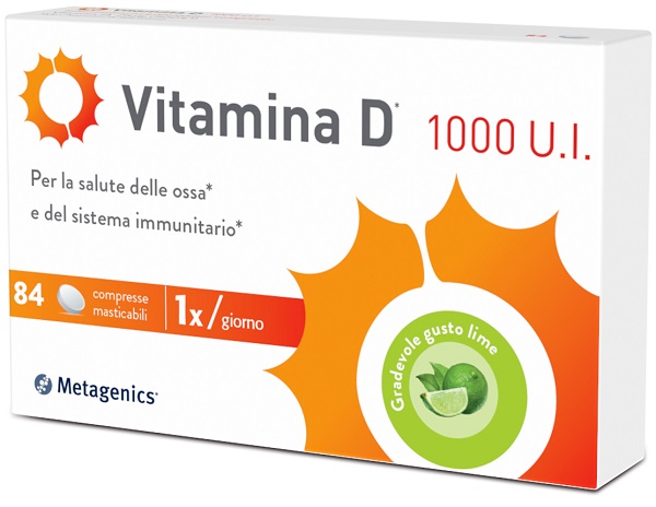 VITAMINA D 1000 UI 84 COMPRESSE MASTICABILI - FARMACIA33