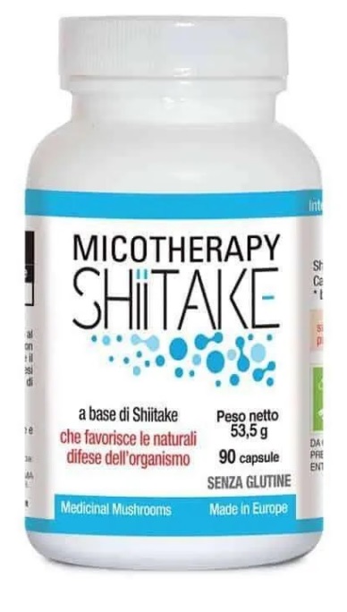 MICOTHERAPY SHIITAKE 90 CAPSULE FLACONE 53,50 G - FARMACIA33