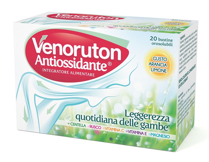 VENORUTON ANTIOSSIDANTE 20 BUSTINE OROSOLUBILI MONODOSE - FARMACIA33