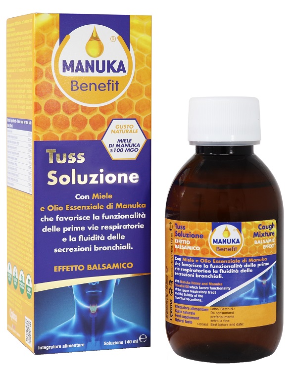MANUKA BENEFIT TUSS SOLUZIONE 140 ML - FARMACIA33
