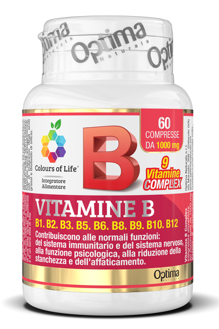 COLOURS OF LIFE VITAMINE B COMPLEX 60 COMPRESSE 1000 MG - FARMACIA33