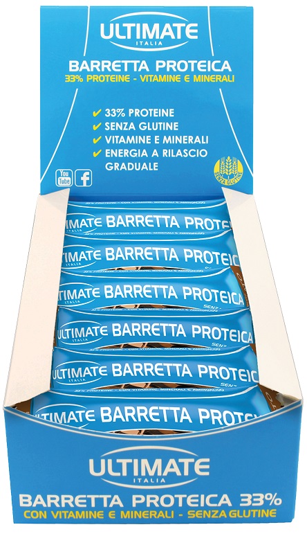 BARRETTA PROTEICA CIOCCOLATO 24 PEZZI - FARMACIA33