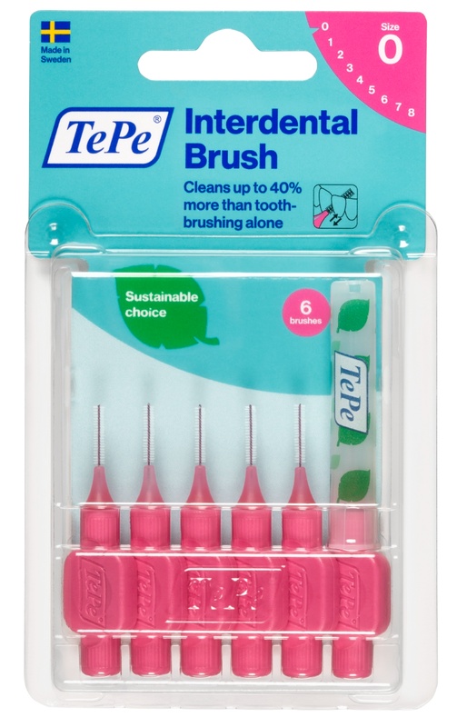 TEPE SCOVOLINO ROSA 0,4MM 6 PEZZI - FARMACIA33