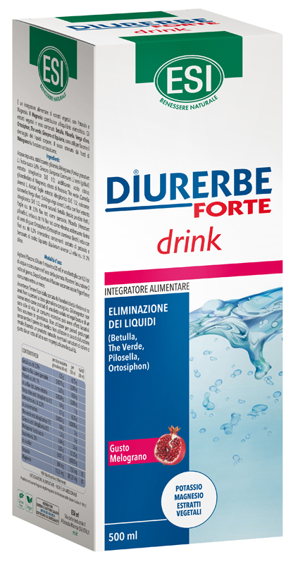 ESI DIURERBE FORTE DRINK MELOGRANO 500 ML - FARMACIA33