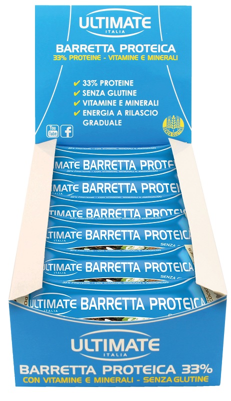 ULTIMATE BARRETTA PROTEICA GUSTO VANIGLIA E COOKIES 24 PEZZI - FARMACIA33