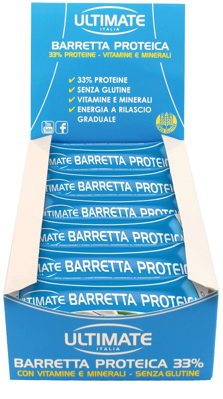 ULTIMATE BARRETTA PROTEICA GUSTO COCCO 24 PEZZI - FARMACIA33