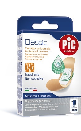 CEROTTO PIC CLASSIC 25X72 MM 10 ANTIBATTERICO 10 PEZZI - FARMACIA33