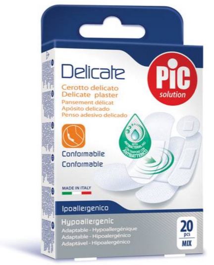 CEROTTO PIC DELICATE MIX 20 CEROTTI ANTIBATTERICO - FARMACIA33