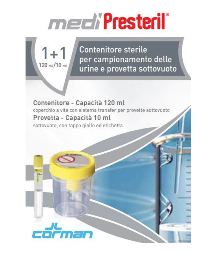 CONTENITORE URINA + PROVETTA MEDIPRESTERIL - FARMACIA33