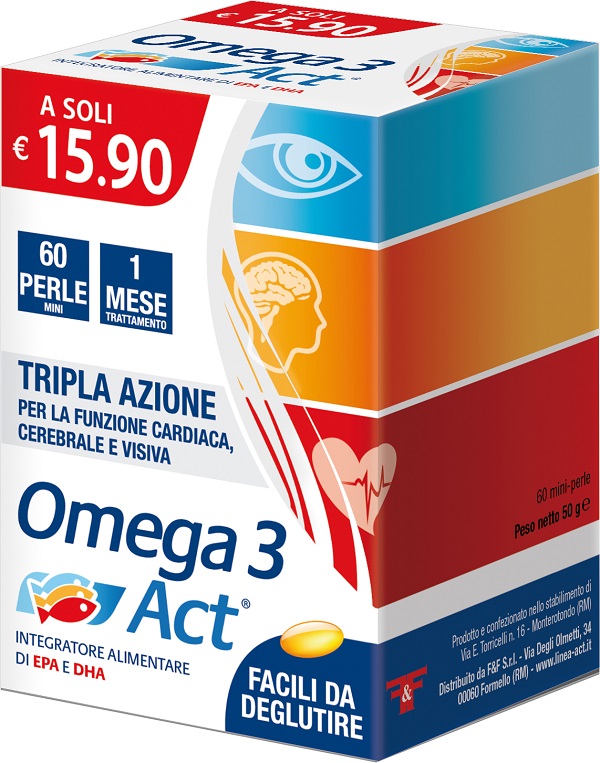 OMEGA 3 ACT 60 PERLE 540 MG - FARMACIA33