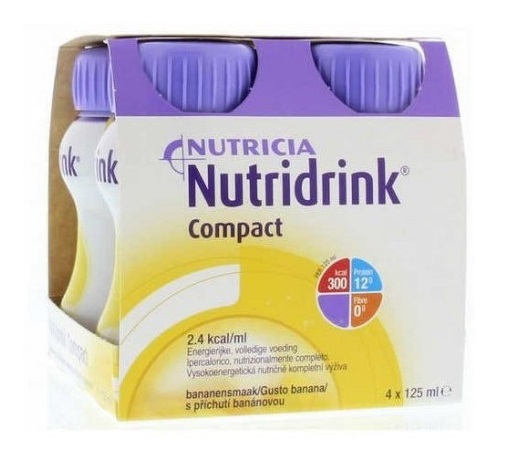 NUTRIDRINK COMPACT BANANA 4X125 ML - FARMACIA33