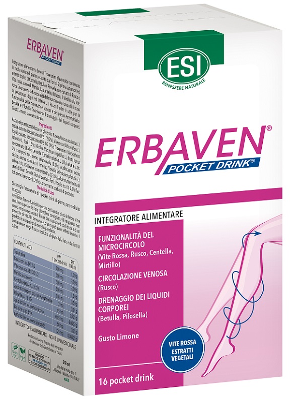 ESI ERBAVEN 16 POCKET DRINK 320 ML - FARMACIA33