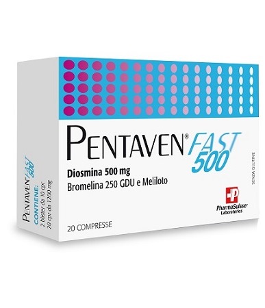 PENTAVEN FAST 500 20 COMPRESSE - FARMACIA33