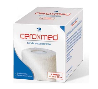 BENDA ELASTICA AUTOADERENTE CEROXMED 2000 X 10 CM 1 PEZZO - FARMACIA33