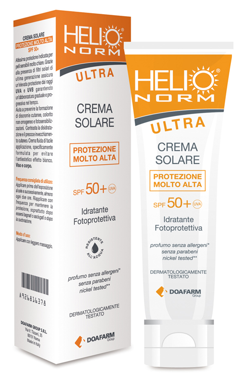 HELIONORM ULTRA CREMA SOLARE SPF 50+ 100 ML - FARMACIA33