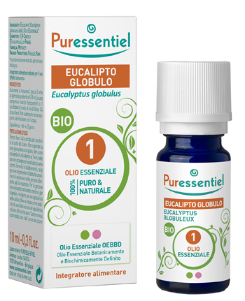 PURESSENTIEL EUCALIPTO GLOBULO OLIO ESSENZIALE BIO 10 ML - FARMACIA33