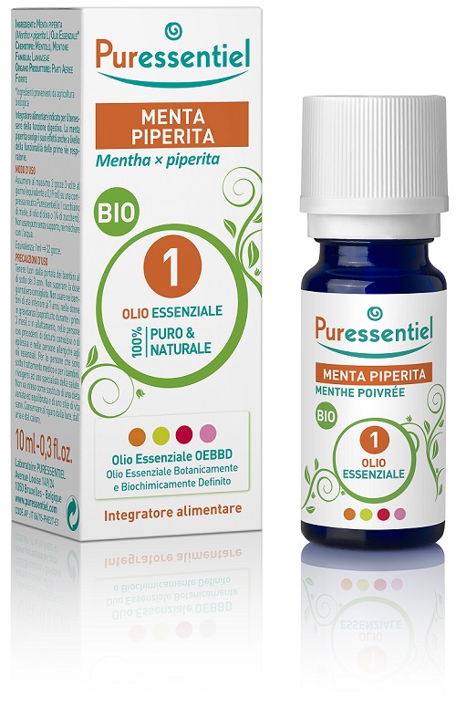 PURESSENTIEL MENTA PIPERITA OLIO ESSENZIALE BIO 10 ML - FARMACIA33