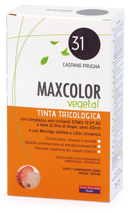 MAX COLOR VEGETAL 31 CASTANO PRUGNA 140 ML - FARMACIA33