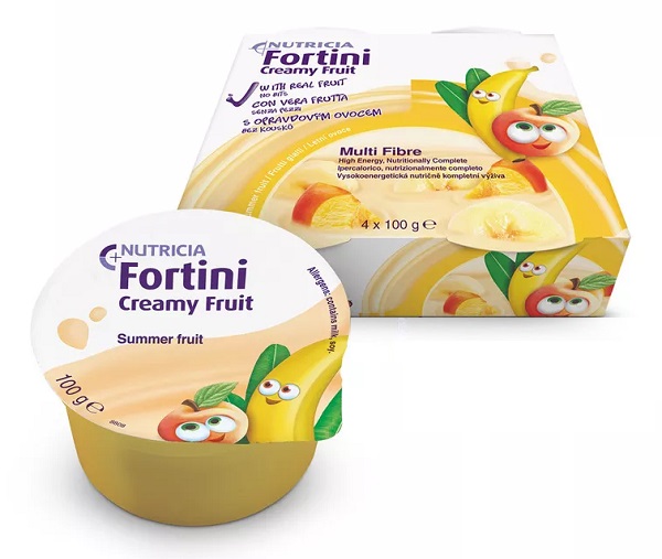 FORTINI CREAMY FRUIT MULTI FIBRE FRUTTI GIALLI 4X100 G - FARMACIA33