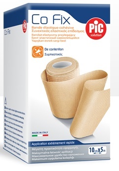 BENDA ELASTICA PIC CO FIX AUTOADESIVA 10X5CM MEDIUM ASTUCCIO - FARMACIA33