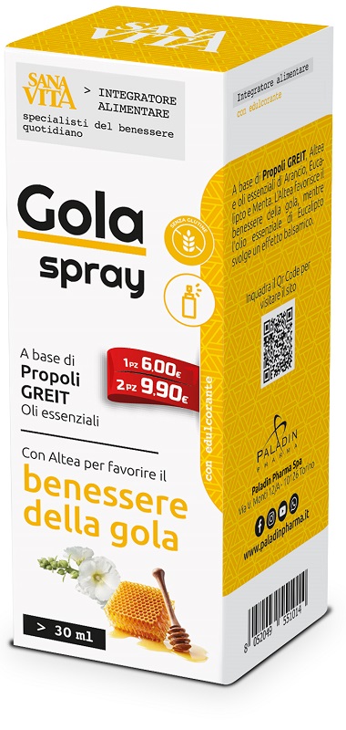SANAVITA GOLA SPRAY 30 ML - FARMACIA33