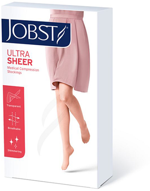 CALZA COMPRESSIVA JOBST ULTRASHEER 5-10MMHG COLLANT NATURAL 5 - FARMACIA33