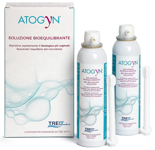 ATOGYN DISPOSITIVO IGIENE VAGINALE E RIPRISTINO PH FISIOLOGICO BAG ON VALVE 2 PEZZI DA 125ML - FARMACIA33