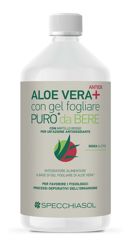 SUCCO ALOEVERA+ ALOE/MIRTILLO ROSSO 1 LITRO - FARMACIA33