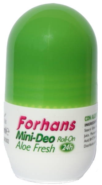 FORHANS MINI DEO ALOE FRESH 20 ML - FARMACIA33