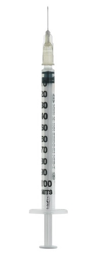 SIRINGA PER INSULINA EXTRAFINE 1ML 100 UI AGO REMOVIBILE 27 GAUGE 0,40X12 MM 1 PEZZO - FARMACIA33