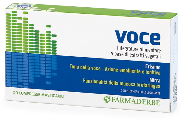 VOCE 20 COMPRESSE MASTICABILI - FARMACIA33