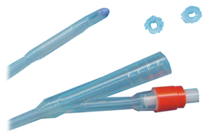 CATETERE FOLEY IN SILICONE CON SCANALATURE LONGITUDINALI CH16 - FARMACIA33