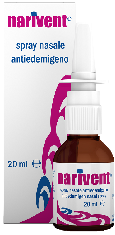 SPRAY NASALE ANTIEDEMIGENO NARIVENT FLACONE 20 ML - FARMACIA33