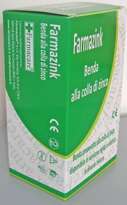 BENDA MEDICATA ELASTICA FARMAZINK CON OSSIDO DI ZINCO CM10X10M 1 PEZZO - FARMACIA33