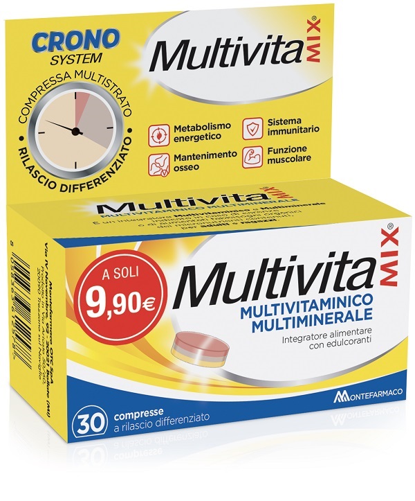 MULTIVITAMIX CRONO 30 COMPRESSE - FARMACIA33