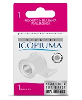 ICOPIUMA CEROTTO IN ROCCHETTO BIANCO CM 5X500 CM - FARMACIA33
