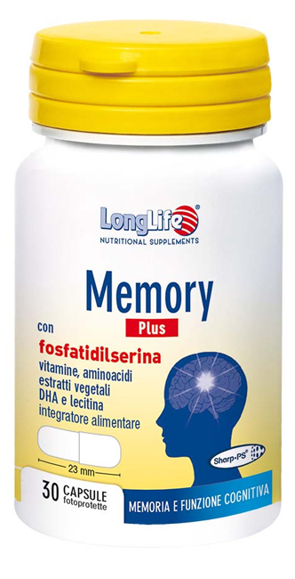 LONGLIFE MEMORY PLUS 30 CAPSULE FOTOPROTETTE - FARMACIA33