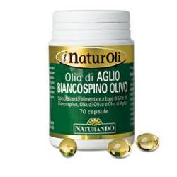 I NATUROLI OLIO DI AGLIO BIANCOSPINO OLIVO 70 PERLE - FARMACIA33