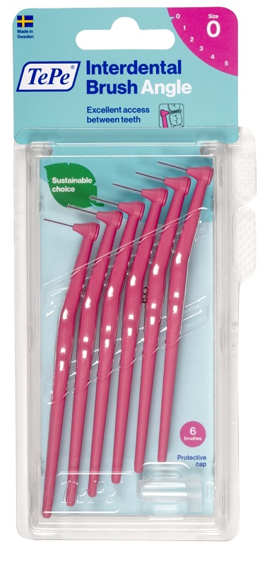 TEPE ANGLE SCOVOLINO ROSA 0,4MM 6 PEZZI - FARMACIA33